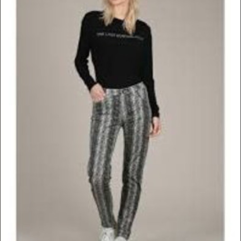 Lili Sidonio Molly Bracken Snakeskin Pants